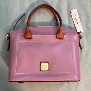 Dooney & Bourke Domed Leather Satchel